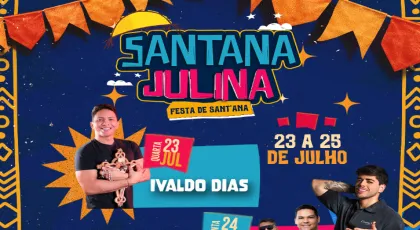 Festa de Padroeira de Santana de Mangueira tem início nesta quarta com show católico de Ivaldo Dias e Banda 